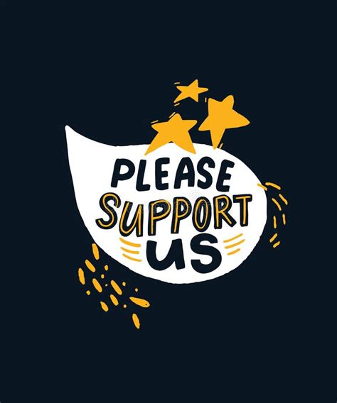 Support us .